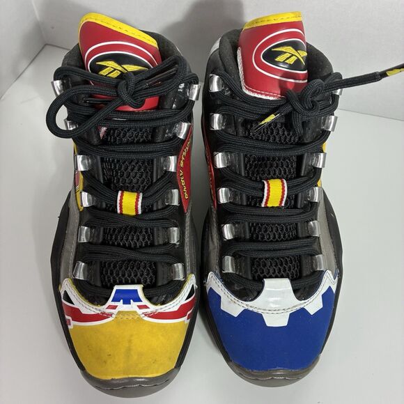 Reebok x Power Rangers Question Mid Shoes Size 7 Voltron Megazord Rare GY0590 - Picture 5 of 16